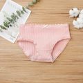 2-Pack/1Pack Kid Girl Textured Solid Color Briefs Underwear Pink image 1