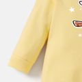 Harry Potter Baby Boy/Girl 95% Cotton Long-sleeve Owl Print Jumpsuit Pale Yellow