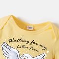 Harry Potter Baby Boy/Girl 95% Cotton Long-sleeve Owl Print Jumpsuit Pale Yellow image 3
