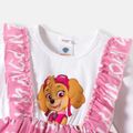 PAW Patrol Toddler Girl 2 in 1 Cotton Ruffled Layered Long-sleeve Dress Pink image 5