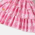 PAW Patrol Toddler Girl 2 in 1 Cotton Ruffled Layered Long-sleeve Dress Pink image 4
