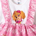 PAW Patrol Toddler Girl 2 in 1 Cotton Ruffled Layered Long-sleeve Dress Pink image 3