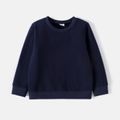 3-Pack Toddler Boy 100% Cotton Casual Solid Color Pullover Sweatshirt MultiColour
