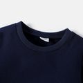 3-Pack Toddler Boy 100% Cotton Casual Solid Color Pullover Sweatshirt MultiColour