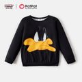 Looney Tunes Criança Menino Costuras de tecido Personagens Pullover Sweatshirt Preto image 1