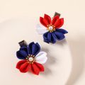 2-pack Color Block Floral Decor Hair Clip for Girls Multi-color image 1