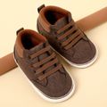 Baby / Toddler Lace UP Front Prewalker Shoes Brown image 1
