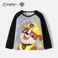 PAW Patrol Toddler Boy/Girl Puppy Graphic Raglan Sleeve Tee Black image 1