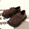 Toddler / Kid Simple Plain Velcro Casual Shoes Brown