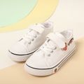 Toddler / Kid Strawberry Pattern White Canvas Shoes White