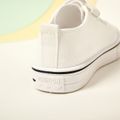 Toddler / Kid Strawberry Pattern White Canvas Shoes White