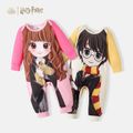 Harry Potter Baby Boy/Girl Long-sleeve Graphic Jumpsuit Pink