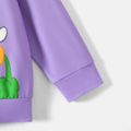 Looney Tunes Kid Girl Letter Print Hoodie Sweatshirt Purple