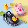 Toddler / Kid Cartoon Duck & Letter Pattern Hollow Out Vent Clogs Pink