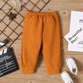 Baby Boy Solid Textured Sweatpants Brown image 1