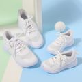 Family Matching Mesh Panel Lace Up Sneakers White image 2