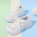 Family Matching Mesh Panel Lace Up Sneakers White image 3