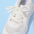 Family Matching Mesh Panel Lace Up Sneakers White image 4
