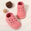 Baby / Toddler Lace Up Pink Prewalker Shoes Pink