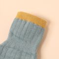 Baby / Toddler Color Block Non-slip Crew Socks Light Blue