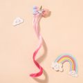Unicorn Clip Hairpiece Hair Extension Wig Pieces for Girls Pink image 4