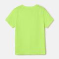 Activewear Moisture Wicking Kid Boy/Kid Girl Solid Color Breathable Short Raglan Sleeve Tee Green