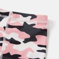 Activewear Polyester Spandex Fabric Baby Girl Pink Camouflage Pants Leggings CAMOUFLAGE