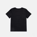 Activewear Moisture Wicking Kid Boy Breathable Short-sleeve Black Tee Black image 2