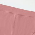 Activewear 4-way Stretch Kid Girl Solid Color Ruffled Quick Dry Elasticized Leggings Pink