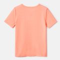 Activewear Moisture Wicking Toddler Girl Solid Color Breathable Short-sleeve Tee Pink image 2