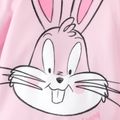 Looney Tunes Baby Boy/Girl Bunny Print Long-sleeve Jumpsuit Pink