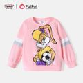 Looney Tunes Toddler Girl/Boy Striped Pullover Sweatshirt Pink image 1