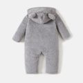 PAW Patrol Little Boy/Girl Puppy Front Buttons Fluffy Thicken Jumpsuit Light Grey image 3