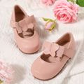 Toddler / Kid Butterfly Decor Flat Mary Jane Shoes Pink image 3