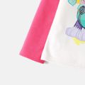PAW Patrol Toddler Boy/Girl Letter Print Long Raglan Sleeve Tee Hot Pink image 5