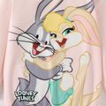 Looney Tunes Kid Girl Bunny and Lora Pullover Tunic Top Pink