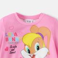 Looney Tunes 1 Stück Baby Mädchen Hypertaktil Tiere Kindlich Langärmelig Sweatshirts rosa