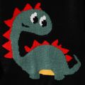 Baby Boy Dinosaur Pattern Black Long-sleeve Knitted Pullover Sweater Black