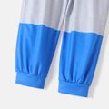 Patrulha da pata infantil menina/menino calças elásticas colorblock Cinza Azul