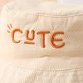 Baby / Toddler Drawstring Double Sided Bucket Hat Beige
