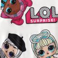 L.O.L. SURPRISE! Kid Girl Letter Characters Print Pullover Sweatshirt White