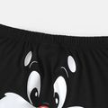 Looney Tunes Baby Boy/Girl Elasticized Waist Cartoon Print Pants Black