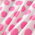 L.O.L. SURPRISE! Kid Girl Characters Print Polka dots Ruffled Long-sleeve Nightdress Sleepwear Pink