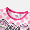L.O.L. SURPRISE! Kid Girl Characters Print Polka dots Ruffled Long-sleeve Nightdress Sleepwear Pink image 2