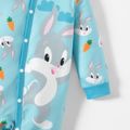 Looney Tunes Baby Boy/Girl Allover Print Long-sleeve Snap Jumpsuit Blue image 2