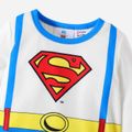 Justice League 2pcs Baby Boy Long-sleeve Graphic Romper and Camouflage Pants Set BLUEWHITE image 2