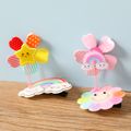 2-pack Creative Rainbow Pinwheel Hair Clip for Girls Rose Gold image 2