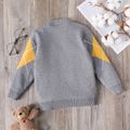 Toddler Boy Preppy style Plaid Colorblock Knit Sweater Multi-color