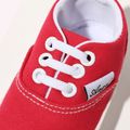 Baby / Toddler Letter Detail Classic Canvas Prewalker Shoes Red