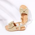 Toddler / Kid Solid Bowknot Sandals Beige